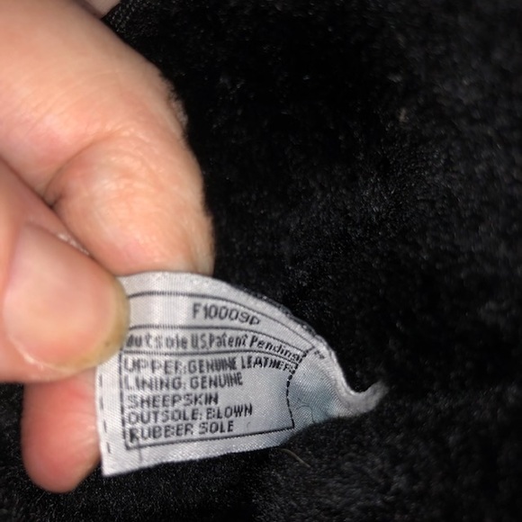 Winter snow ski Black Uggs Size 4 - Picture 7 of 8